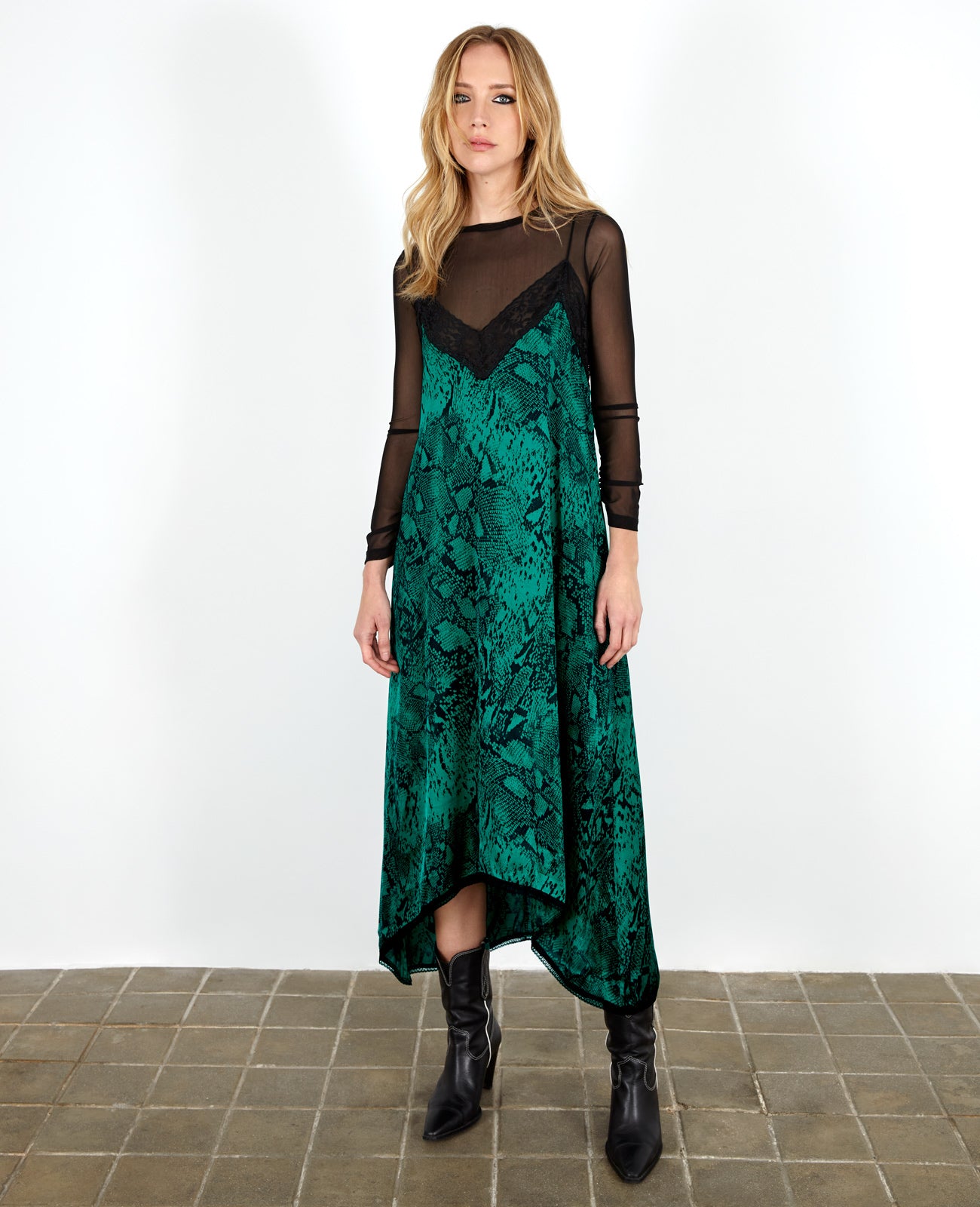 Green hotsell snake dress