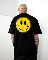 YELLOW MOOD T-SHIRT BLACK