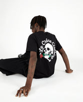 SKULL AND ROSES T-SHIRT BLACK