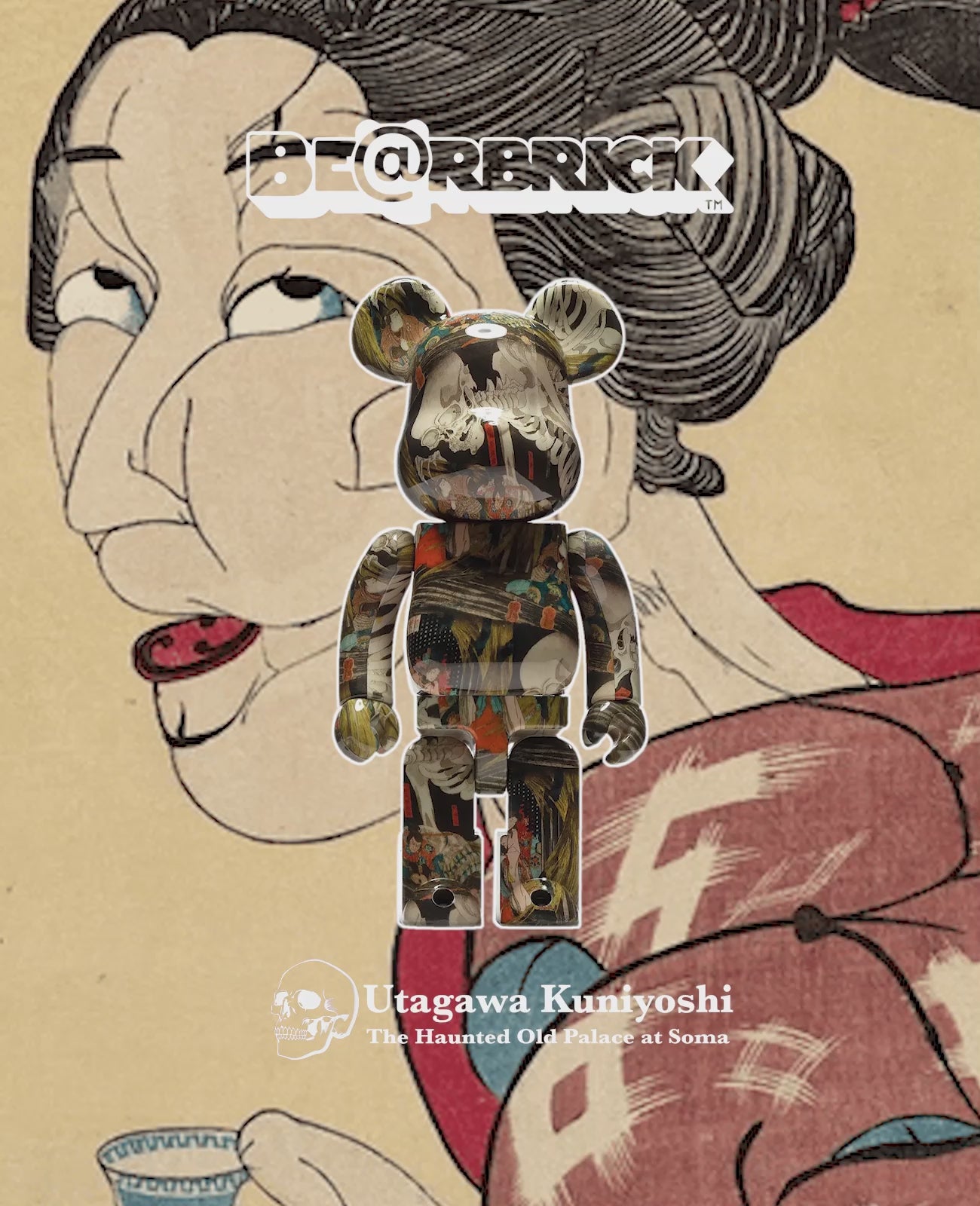BE@RBRICK 400% UTAGAWA KUNIYOSHI LE HANTÉ