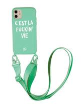 C´EST LA FUCKIN´VIE IPHONE CASE MINT GREEN
