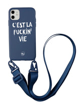C´EST LA FUCKIN´ VIE IPHONE CASE DRILL BLUE