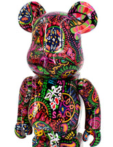 BE@RBRICK - PSYCHEDELIC PAISLEY 100% AND 400%