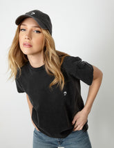 WASHED CAP BLACK